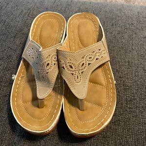 Beaded summer sandals